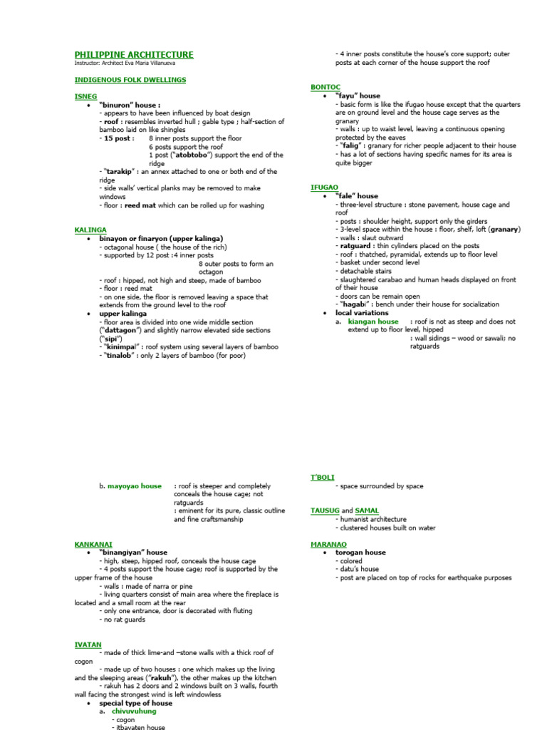 Philippine Architecture Pdf