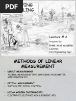 ES 2.1 Methods of Linear Measurement