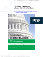 Prentice Halls Federal Taxation 2014 Comprehensive Rupert 27th Edition Test Bank