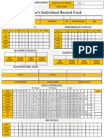 Learners Individual Record 2