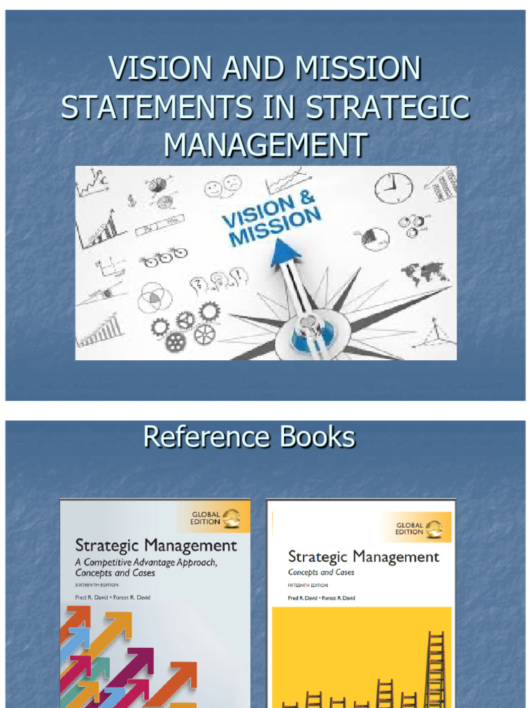 Vision and Mission Statements in Strategic Management PDF