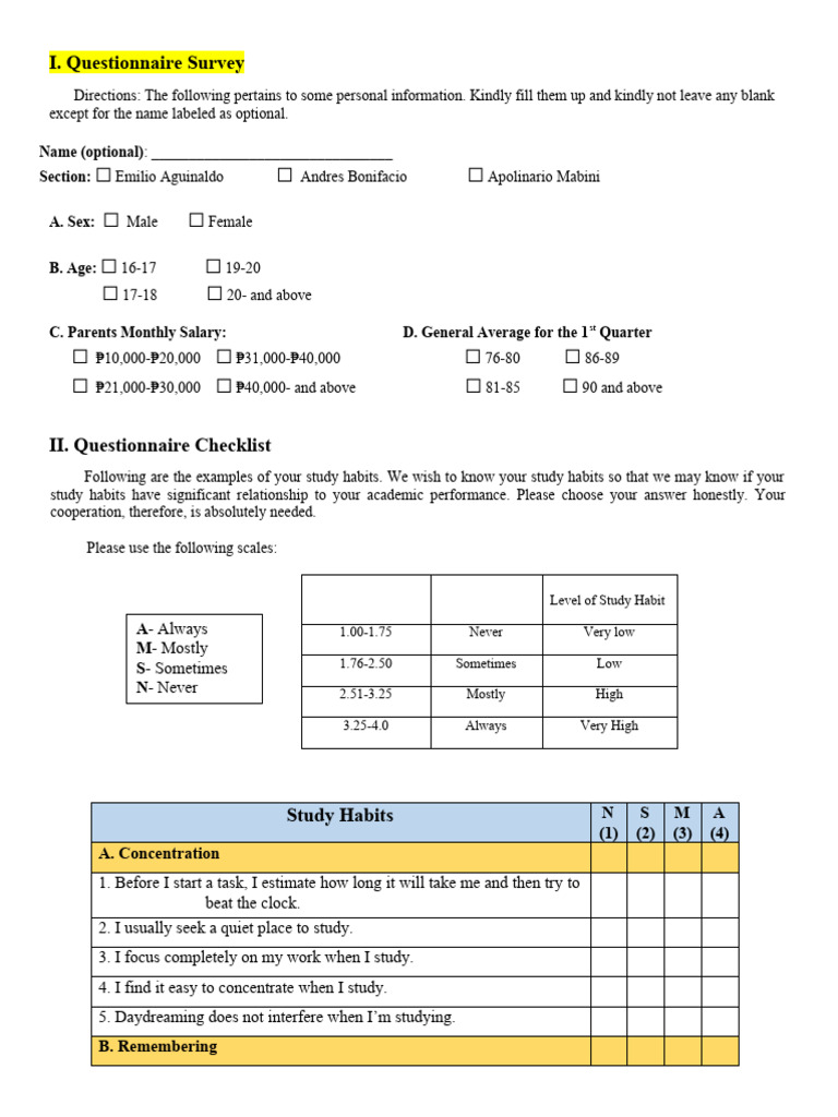 InstrumentG1 PDF Psychology Cognitive Psychology