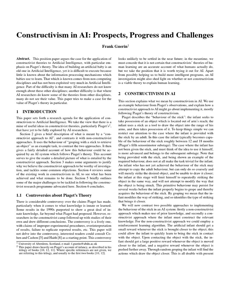 CONSTRUCTIVISM COGNITIVE CONSTRUCTIVISM DESIGN IN PROGRESS A visual data 4