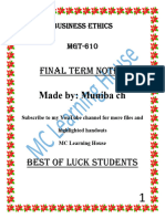 MGT610 - Final Term Notes 1-Pages-1