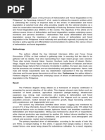 Analysis of Key Drivers of Deforestation and Forest Degradation in The Philippines