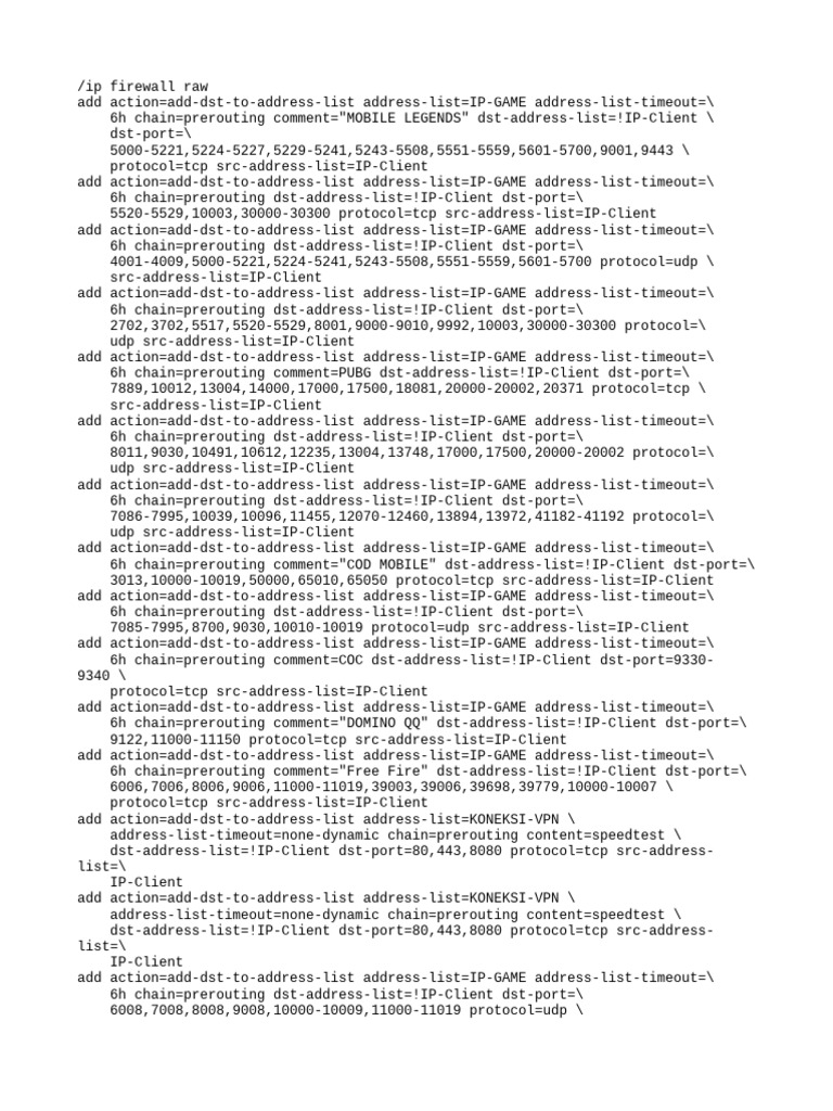 Raw Game Mikrotik Pdf Internet Architecture Telecommunications