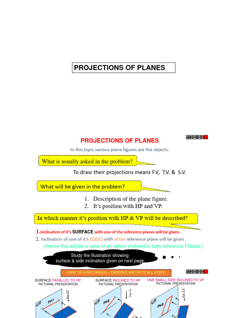 Projections of Planes | PDF | Triangle | Ellipse