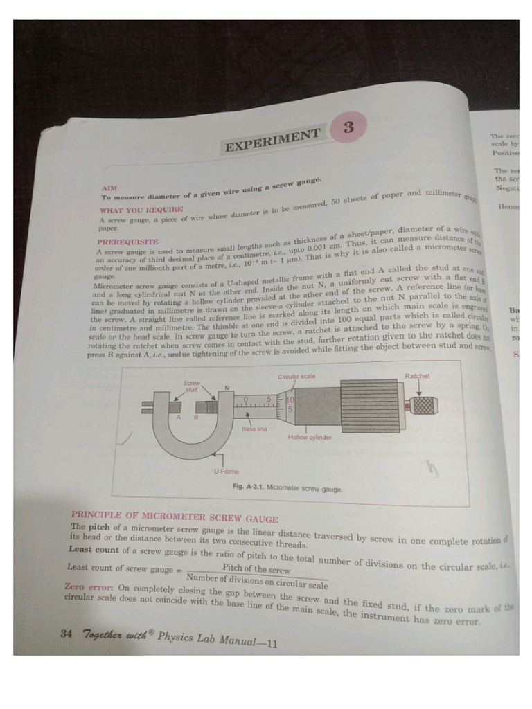 Physics Practical - 3 | PDF