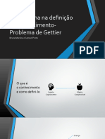 O Problema de Geitter