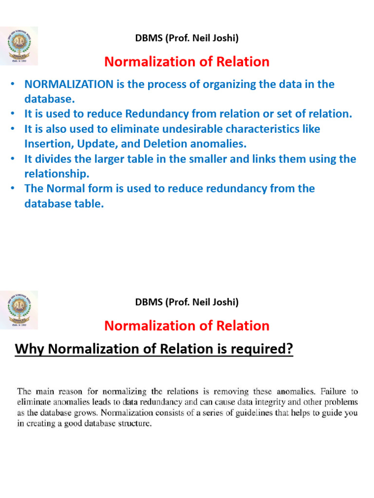 What Is The Normalization Of Relations? – JVODX