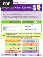 Fluid Restriction Guidelines for Patients | PDF