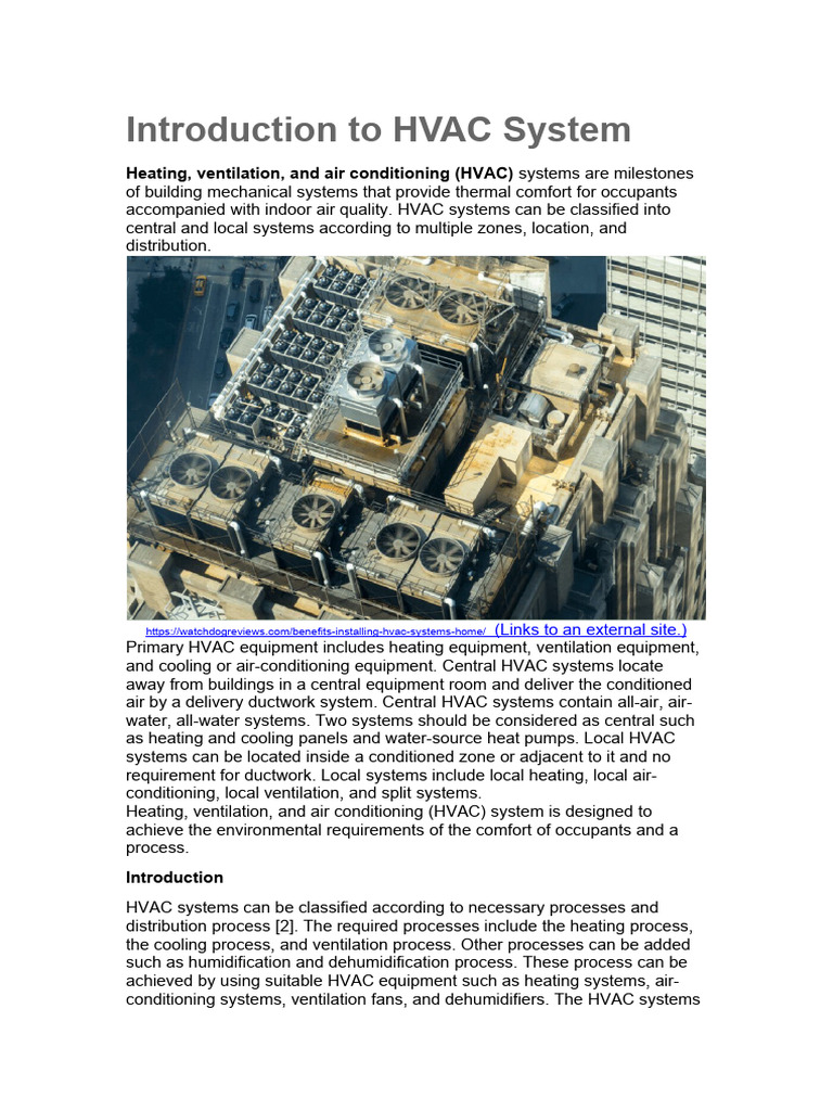 BU2 Introduction of HVAC PDF