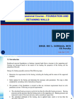 Sce 102 - Foundation and Retaining Wall