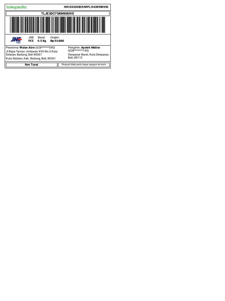 Shipping Label | PDF