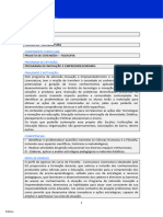 Filosofia - Licenciatura Projeto de Extensão I - Filosofia Programa de Inovação E Empreendedorismo