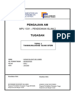 Pengajian Am - TANGUNGJAWAB SUAMI ISTERI (BAHANA KAHWIN LARI)