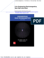Solution Manual For Engineering Electromagnetics 9th Edition William Hayt John Buck