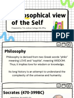 Philosophical View of The Self