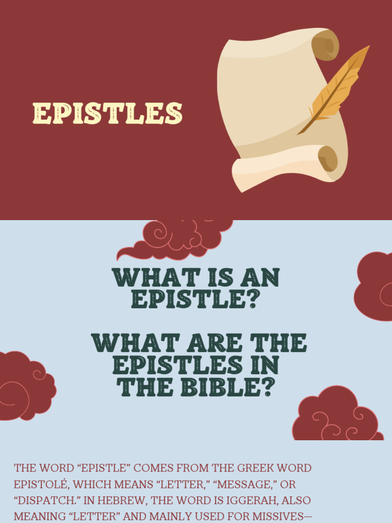 Epistles PDF