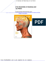 Solution Manual For Essentials of Anatomy and Physiology 1st by Patton