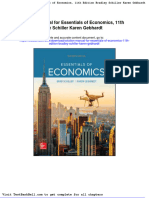 Solution Manual For Essentials of Economics 11th Edition Bradley Schiller Karen Gebhardt