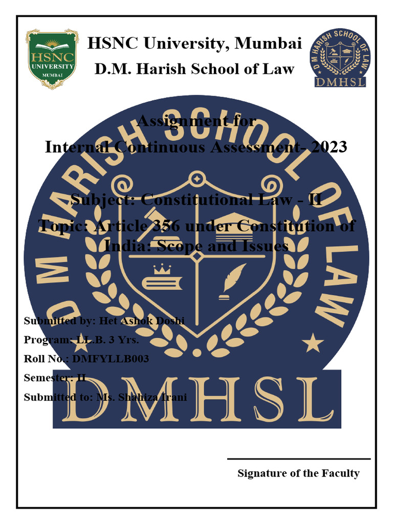 Constitutional Law Ii Project Pdf