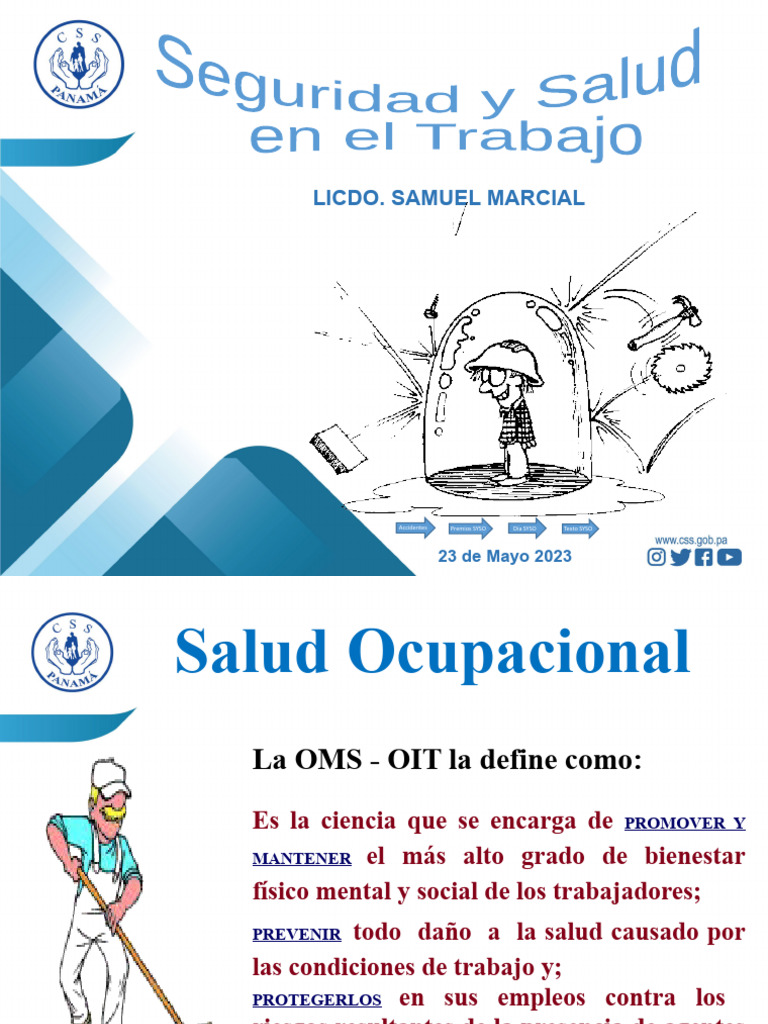 Salud y Seguridad en el Trabajo | PDF | Seguridad y salud ocupacional ...