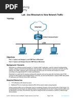 3.7.10 Lab Use Wireshark To View Network Traffic