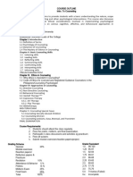 Course Outline Intro To Counseling