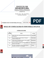 1.2.10 Role of Comm Banks in Industrial Finance