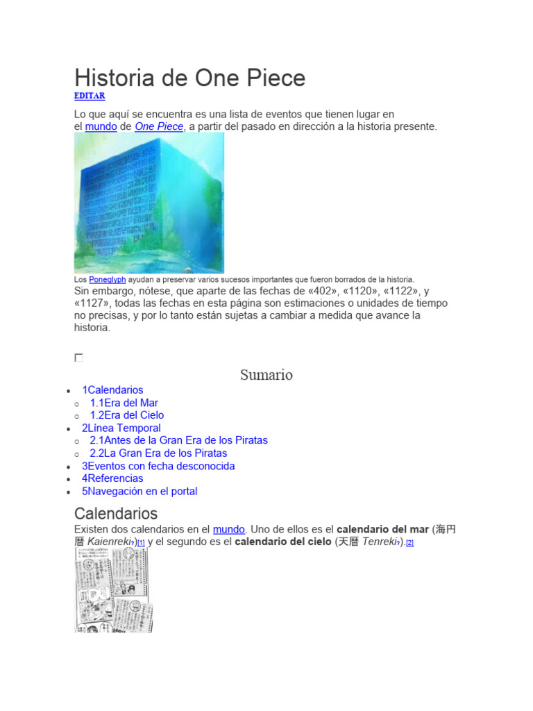 One Piece Historia | PDF