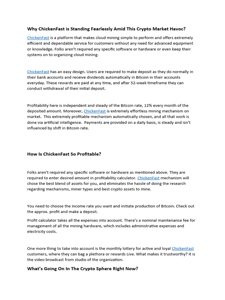 Chicken fast download free pdf cryptocurrency bitcoin