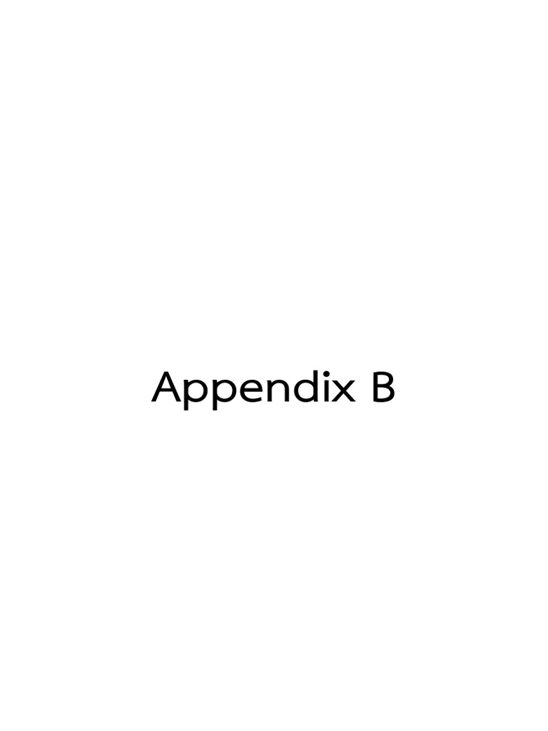 Appendix B | PDF