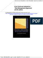 Solution Manual For Financial Institutions Managementa Risk Management Approach Saunders Cornett 8th Edition