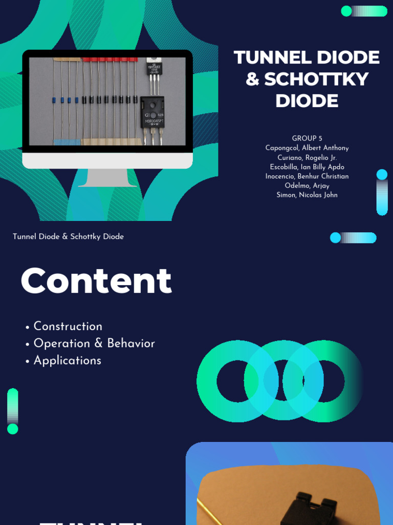 Tunnel and Schottky Diode Overview | PDF | Home & Garden | Science ...