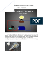 Pengertian Listrik Dinamis