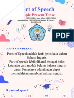 Part of Speech Dan Simple Present Tense Kelompok 1