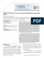 EKSTRAK DAUN PEPAYA (Carica Papaya L.) TERHADAP MORTALITAS LARVA NYAMUK AEDES