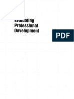 Evaluating Professional Development (Thomas R. Guskey)