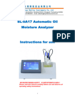 SL-OA17 Automatic Moisture Analyzer Instruction Book