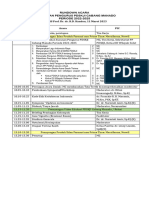 Rundown Pelantikan Cabang 2023