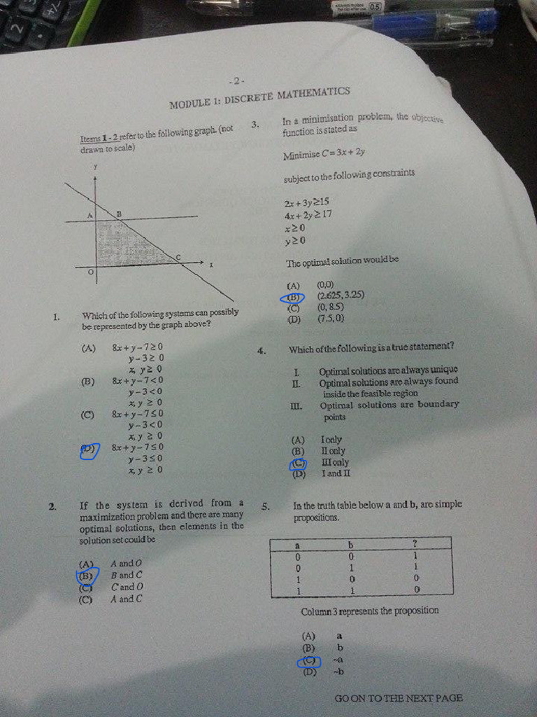 CAPE Applied Mathematics U2 P1 2011 Solution | PDF