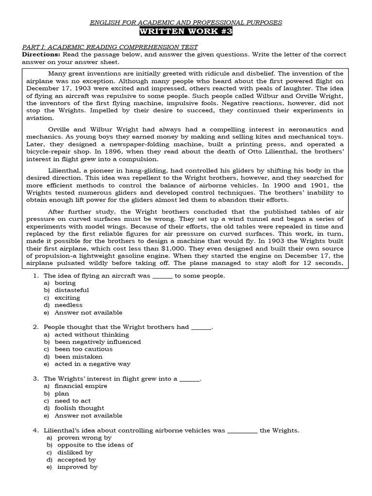 Summarizing Technique Written Work and Performance Task | PDF ...