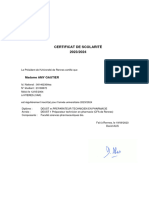Certificat de ScolaritÃ© P40001 2023-2024 AMY GAUTIER