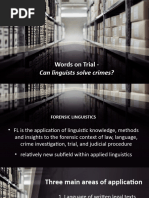 Cotterill 2002 Language in The Legal Process | PDF | Testimony ...
