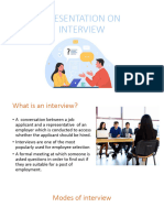 Interview Presentation