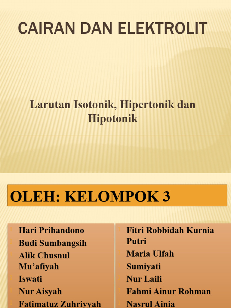 Memahami Isotonik, Hipotonik, Dan Hipertonik: Kadar Fluid Body’s Hidden Balance and Why It Matters