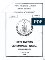 No. 1. - Reglamento Ceremonial Naval 2da. Edición 1999