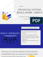 Financial System Regulators - Part Ii: Securities and Exchange Commission (Sec) AND Insurance Commision (Ic)