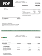 Fidelity Bank - Statement Template 15